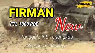 firman FTL1000Pde | hand tractor | cultivator terbaru | petani online | firman terbaru | auto kaya