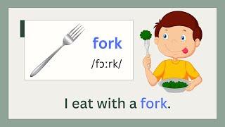 Everyday Kitchen Utensils: Learn English Words With Simple Sentences