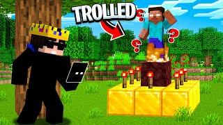 I Trolled Herobrine In Minecraft...