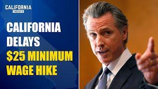 California Delays $25 Health Care Minimum Wage Increase ; Here's Why | Susan Shelley