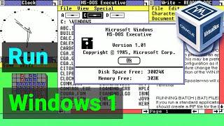 Run Windows 1 on VirtualBox | Detailed Walkthrough