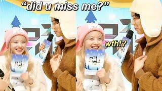 EUNCHAE was taken aback with CHAEMIN's straightforward question