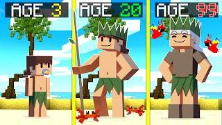 Surviving 99 YEARS On A DESERTED ISLAND In Minecraft ...