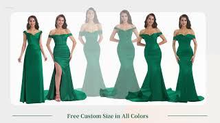 Dark Green Bridesmaid Dresses