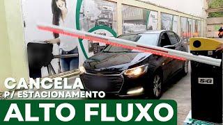 Cancela Automática para Estacionamentos com ALTO FLUXO | CANCELA INTENSE BLDC SEG