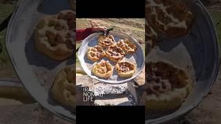 A view of Nomadic Lifestyle in IRAN, Baking 