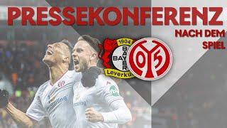 Die PK nach dem Auswärtssieg in Leverkusen | #05ertv | #B04M05 | Saison 2022/23