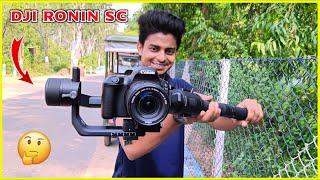 DJI Ronin Sc unboxing, setup and first impression Canon  200D || Hindi