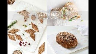 Flaxseed Loaf of Bread, Tortillas & Crackers (1 Ingredient) | Vegan, Paleo, Keto,