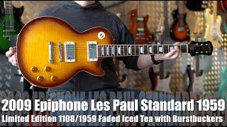 This 50 Year Anniversary Epiphone 1959 Les Paul Standard is cool!