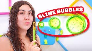 I Made bubbles out of slime!