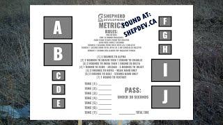 Metrics Test - Low Round Count Course of Fire - "Duty Version"