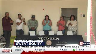 Five Rio Rico families receive keys to homes they helped build