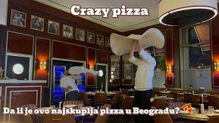 CRAZY PIZZA Beograd - cene i recenzija, da li je ovo najskuplja pizza u Beogradu?  #beograd