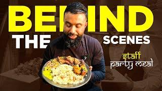 Behind the scenes of Indian Restaurant Staff Curry Meal | Lamb Chops, Tandoori Grilled Chicken...