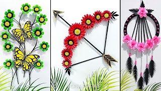 Best paper craft for home decoration | Diy paper flower wall hanging | Paper flower wall decoration