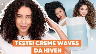 I TESTED HIVEM WAVES CREAM - CREAM FROM @vandressarib AND @Farkile | JULIANA LOUISE