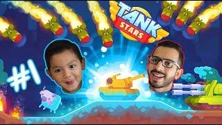 Tank Stars Gameplay | Batallas con Papa | Juegos Android Games