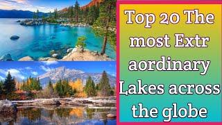 Top 20 The Most Extraordinary Lakes across the globe #trending #world #facts #varenyamfamily #viral