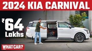 Best car for Road trips | 2024 Kia Carnival | Hindi Review @WhatCarIndia