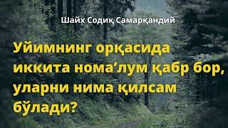 Уйимнинг орқасида иккита нома’лум қабр бор, уларни нима қилсам бўлади? / Шайх Содиқ Самарқандий