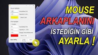 Kullanımı En Kolay Mouse Highlight Programı (Ücretsiz)⭐⭐