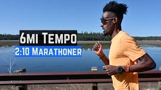 60min Half Marathoner Abbabiya Simbassa - 6mi Tempo in Flagstaff ft. Ryan Hall