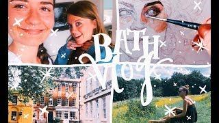 BATH ART VLOG  Exploring, Painting & Tea  Ruth Speer