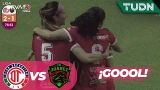 ¡REMONTADA! Peraza clava el segundo | Toluca 2-1 FC Juárez | Liga MX Femenil - J10 CL2025