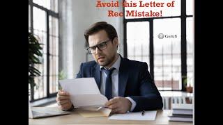 Letters of Rec: The Biggest Mistake to Avoid!