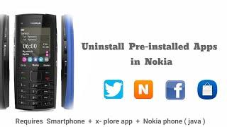 How to uninstall the preinstalled apps in Nokia (JAVA) phones