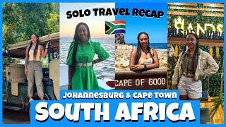 Traveling Solo to South Africa - Johannesburg & Cape Town Travel Vlog!