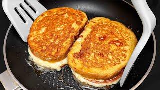 The best breakfast in just 5 minutes! Satisfying and delicious! Perfect sandwiches for every day!