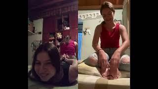 Reflexology Project Episode 36! Preview! Angelina tickles Sofia! Facedown on the Bed!