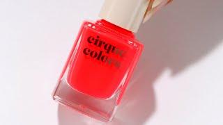 GAME OVER | Cirque Colors Neon Red Crème Nail Polish