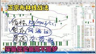 正宗布林線戰法，微調一下參數配合cci指標，買最低賣最高不是夢#股市#理財