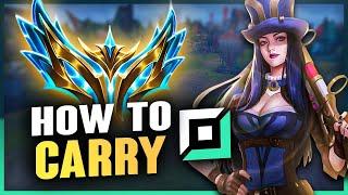 *NO BS* How to HARD Carry with Caitlyn in Season 14