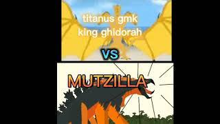 titanus  gmk  king ghidorah vs MUTZILLA #godzilla   #mutzilla   @gojiramania  @IcyGhidorah