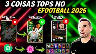 3 COISAS TOPS QUE VEM NO EFOOTBALL 2025 MOBILE, POTW VIRA CARTA NORMAL? COMO FARMAR ÉPICOS GRÁTIS!