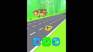 Shape-shifting Funny Race Gameplay new hyper casual games #shorts #gameplay #shapeshifting