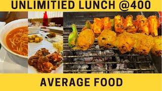 Unlimited Lunch @400 |Unlimited vegetarian Menu | Average| Sizzling Hot Platter|Kicha Krishna