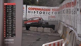 Historisk Motor Sport Danmark (65 GT) 2019. Final Copenhagen Historic Grand Prix. Hard Crash