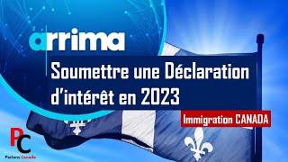 Comment soumettre une Déclaration d'Intérêt sur ARRIMA