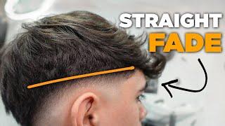 STRAIGHT FADE - Degradado recto en pico con textura