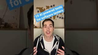 AI tools for #softwaretesting #ai #testing #testingvideo