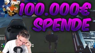  Wtf? LENNY BEKOMMT 100.000€ SPENDE!?!? 