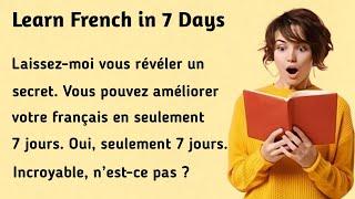 Apprenez le français en 7 jours । Learn French in 7 Days । Learn French