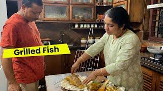 Grilled fish |Jelaja Ratheesh| Puthettu Family Vlog|