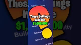 The Best Fortnite Settings From A Pro #shorts #fortnite #fortniteclips