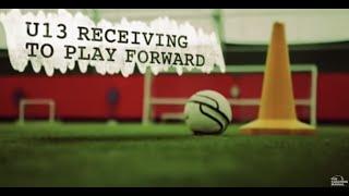 Soccer Drills: Receiving To Play Forward (U13)